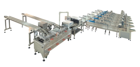 biscuit sandwich machine connected flow packing machine