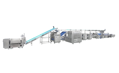 Fully automatic hard and soft biscuit production line